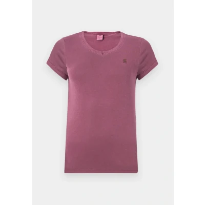 Abbildung von G STAR Eyben Tshirt basic maroon, Damen, Größe: XS, Maroon
