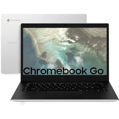 Abbildung von Samsung GALAXY CHROMEBOOK GO 14 zoll 1920X1080 PIXEL INTEL CELERON N4500 4GB LPDDR4X 64GB EMMC GOOGLE CHROME GRAY XE340XDA KA1IT