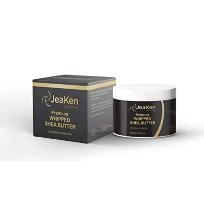 Abbildung von SHEA BUTTER Raffiniert GESCHLAGENE 100ml Sheabutter Gegen Raue, Trockene Oder Rissige Haut Mit Anti Aging Inhaltsstoffen Beladen Feine Linien und Falten Ohne Künstliche Zusätze
