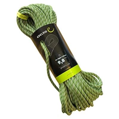 Abbildung von EDELRID Kletterseil On Sight 9,8 mm (dynamisches Einfachseil), Farbe:Green, Größe:60 Meter