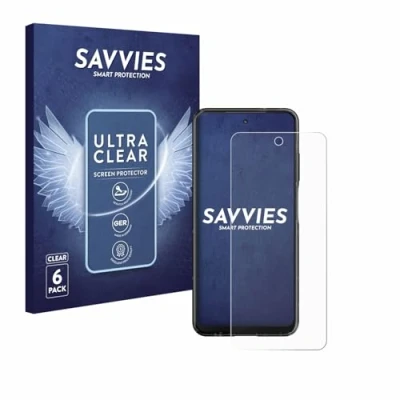 Abbildung von Savvies 6 Stück Schutzfolie für HMD Fusion Displayschutz Folie Ultra Transparent