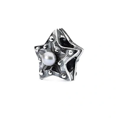 Abbildung von Trollbeads Damen Bead Stern des Mittelpunkts 925 Silber Perle grau TAGBE 00222