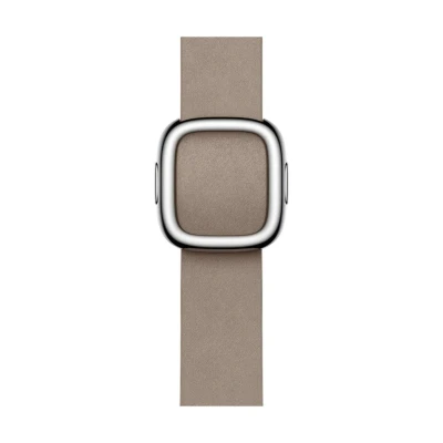 Abbildung von Apple Watch Armband Original Recycelte Mikrofaser Beige Geeignet für Series 1 9 / SE Black Friday Deals