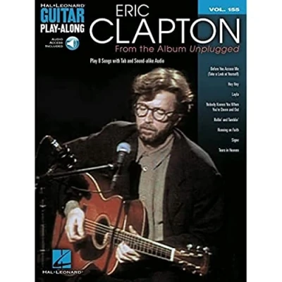 Abbildung von Guitar Play Along Volume 155: Clapton Eric Unplugged: Noten, CD für Gitarre: 8 Songs With Tab and Sound alike Audio (Guitar along, 155, Band 155)