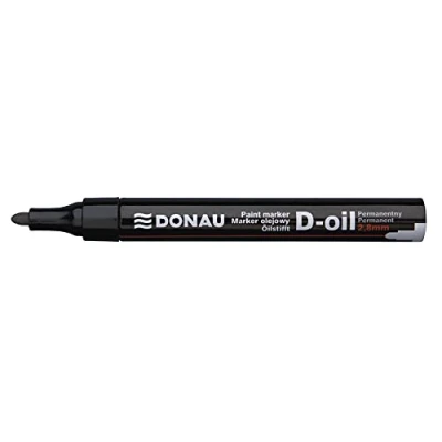 Abbildung von Oliebaseret Markør DONAU D Oil, rund, 2.8mm, sort, 1 stk.