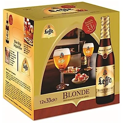 Abbildung von NDT24™ Leffe Blond 24 x 330 ml. Belgisches Abtei Bier