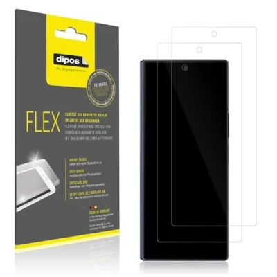 Abbildung von dipos I 2x Schutzfolie 100% kompatibel mit Samsung Galaxy Z Fold 6 Front Display Folie 3D Full Cover Displayschutzfolie