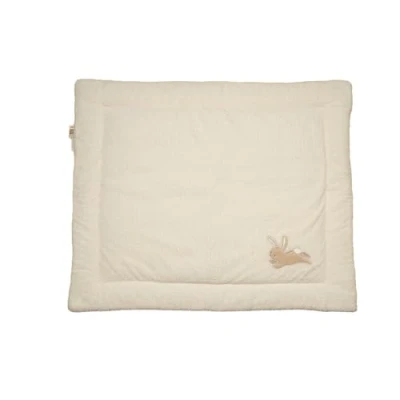 Abbildung von Little Dutch 8857 Laufgittereinlage Krabbeldecke Hase beige Baby Bunny Newborn Naturals (80x100 cm)