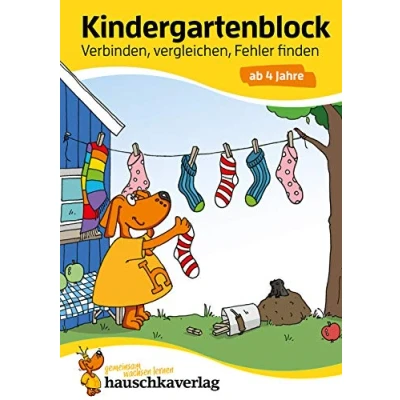 Abbildung von Kindergartenblock Verbinden vergleichen Fehler finden ab 4J A5 Block
