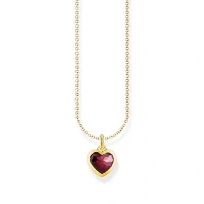 Abbildung von THOMAS SABO Kette mit Anhänger Herz Anhänger, KE2268 051 10 L45V, 414 Zirkonia (synth)