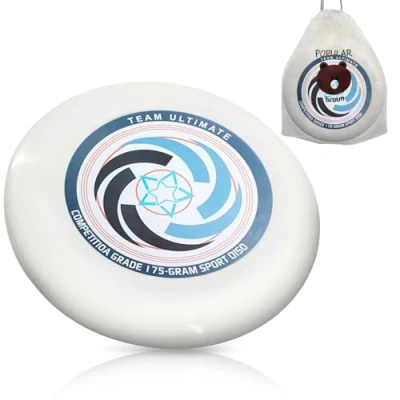 Abbildung von 175g Outdoor Wettkampf Frisbee, Ultimate drehbares Profi Bio Frisbee für Funsport, geeignet Gelegenheitsspieler und Profis (Aufbewahrungstasche) [Abschnitt C]