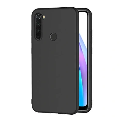 Abbildung von AICEK Compatible Xiaomi Redmi Note 8T Hülle, Schwarz Silikon Schutzhülle für Case TPU Bumper Handyhülle (6,3 Zoll)