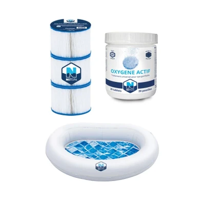 Abbildung von Pack accessoires spa Netspa: Filtration. Aktiv Sauerstoff. Kopfstütze