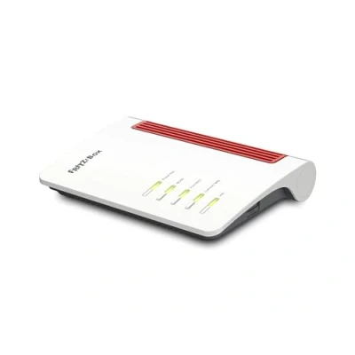 Abbildung von FRITZ!Box 7530 AX International WI FI 6 DSL Router (DSL/VDSL, 1.800 MBit/s (5GHz) &amp; 600 (2,4GHz), bis zu 300 MBit/s, WLAN Mesh, DECT Basis, Media Server, geeignet für Österreich/Schweiz)