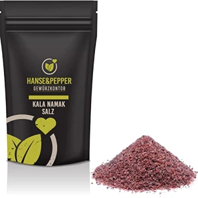 Abbildung von 1kg Kala Namak Steinsalz fein Schwarzsalz als Ei Ersatz Blacksalt