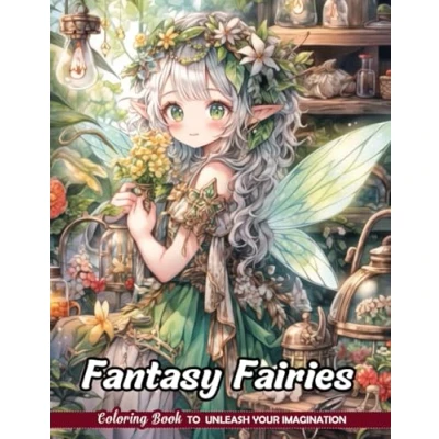 Abbildung von Fantasy Fairies Coloring Book: Mythical Sprites for Imaginative Art