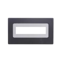 Abbildung von H Tronic Frontrahmen Schwarz Passend für: LC Display 16 x 2 (B T) 91 53 20 mm Kunststoff FR 216 (FR 216)