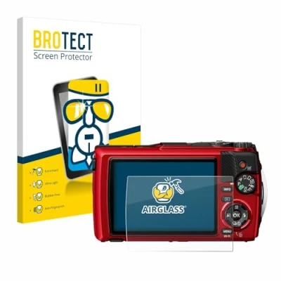 Abbildung von BROTECT Schutzglas für Olympus OM System Tough TG 7 Schutzfolie Panzer Folie Glas [Extrem Kratzfest 9H, Anti Fingerprint, Ultra Transparent]