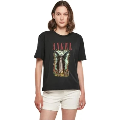 Abbildung von Mister Tee Tshirt print, Damen, Größe: Medium, Black