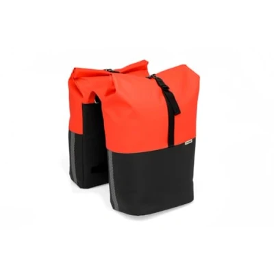 Abbildung von Doppelpacktasche New Looxs Nyborg MIK 34 Liter 30 X 17 37cm (x2) Rot/Schwarz