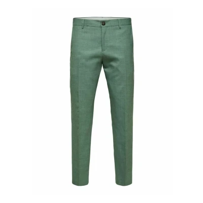 Abbildung von Selected Homme Slhslimoasis TRS NOOS Stoffhose, Herren, Größe: 42, Light green melange