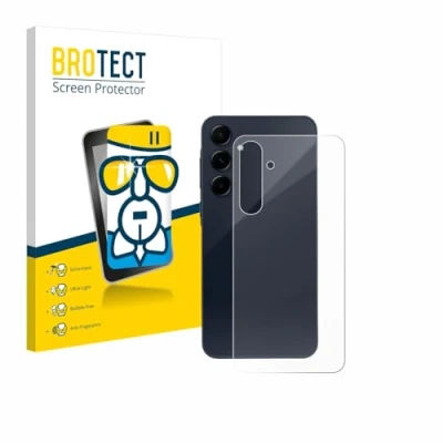 Abbildung von BROTECT Schutzglas für Samsung Galaxy A55 5G (Rückseite) Schutzfolie Panzer Folie Glas [Extrem Kratzfest 9H, Anti Fingerprint, Ultra Transparent]