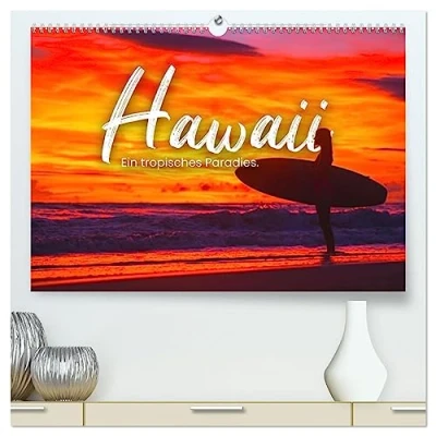 Abbildung von Hawaii Ein tropisches Paradies. (hochwertiger Premium Wandkalender 2025 DIN A2 quer), Kunstdruck in Hochglanz
