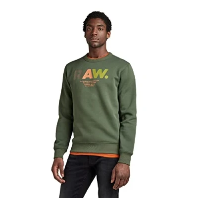 Abbildung von G STAR RAW Herren Multi Colored RAW. Sweatshirt, Grün (lt hunter D22229 A971 8165), S
