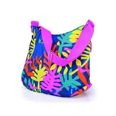 Abbildung von Cosatto Wowee Baby Wickeltasche, Flaschenhalter, abwischbare Matte, Schlüsselhalter, Club Tropicana, 0,7 kg