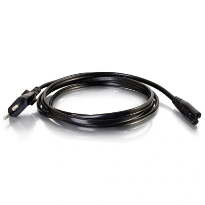 Abbildung von C2G 1M C7 Netzkabel (CEE 7/7 zu IEC 60320C7) Abbildung 8 80616 Schwarz