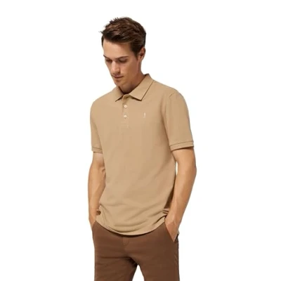 Abbildung von Polo Club Regular FIT Ninogoal B P MC Poloshirt, Herren, Größe: Medium, Sand