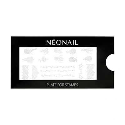 Abbildung von NEONAIL Stamping Plate 20 Platte Schablonen Nail Art Nageldesign Nagel Stempel Schablone French Nails Nagelkunst