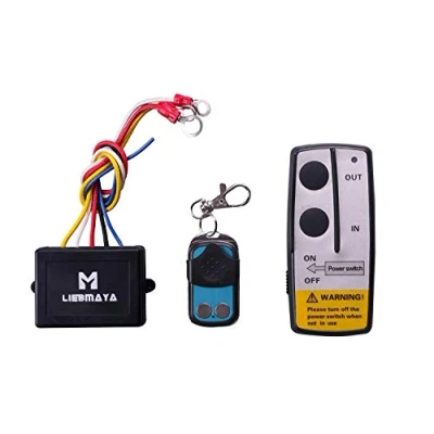 Abbildung von LIEBMAYA Kabellose Seilwinde Fernbedienung für LKW, Jeep, ATV, SUV, 12 V Schalter Handset