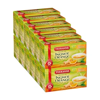 Abbildung von Teekanne Grüner Tee Ingwer Orange 12er Pack