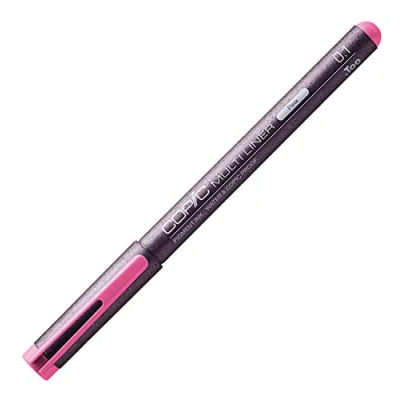 Abbildung von COPIC Multiliner 0,1 mm, Pink, Fineliner mit einer feinen Spitze und wasserbeständiger Pigmenttinte