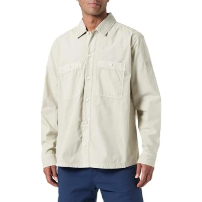 Abbildung von BOSS Locky Hemd, Herren, Größe: 3XL, Light beige