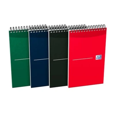Abbildung von Oxford Office Journalisten Notizbuch, 140 Seiten, 125 x 200 mm, 10 Stück, sortiert