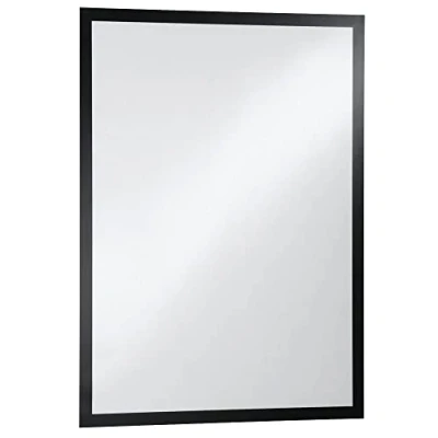 Abbildung von Durable Info Rahmen Duraframe Poster (A2, selbstklebender Plakatrahmen mit Magnetverschluss) 1 Stück, schwarz, 499501