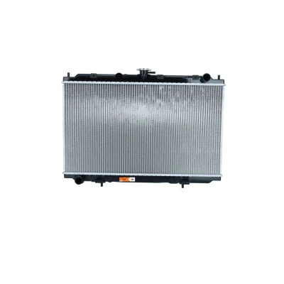 Abbildung von NRF 53438 Kühler, Motorkühlung Aluminium 698 395 26 Kühlrippen gelötet NISSAN: Almera Tino