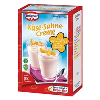 Abbildung von Dr. Oetker Professional Käse Sahne Dessertcreme, Dessertpulver in 1 kg Packung