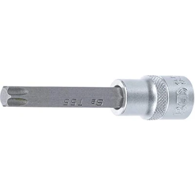 Abbildung von BGS 4475 Bit Einsatz Länge 100 mm 12,5 (1/2&quot;) T Profil (für Torx) T55