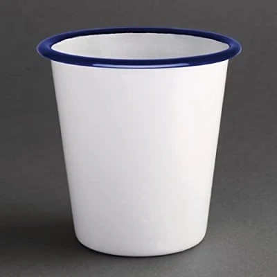 Abbildung von Olympia Emaille Becher aus Stahl, hitze und chemikalienbeständig, 310 ml, 6 Stück