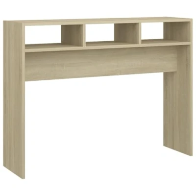 Abbildung von vidaXL Konsolentisch Konsole Beistelltisch Flurtisch Sideboard Ablagetisch Wandtisch Frisiertisch Schminktisch Sonoma Eiche 105x30x80cm Holzwerkstoff
