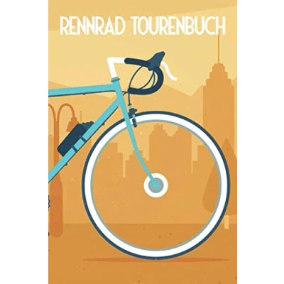 Abbildung von Rennrad Tourenbuch: Sportrad Fahrradtouren Tagebuch mit vorgedruckten Seiten für die besten Radtouren