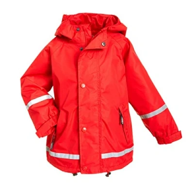 Abbildung von BMS atmungsaktive Regenjacke für Kinder, rot, Größe 92