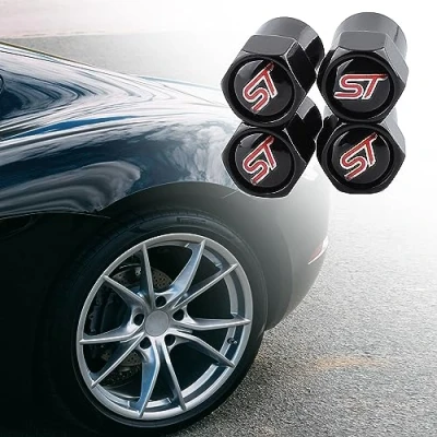 Abbildung von 4 Stück ST Ventilkappen Auto Reifenventil für Autoreifen