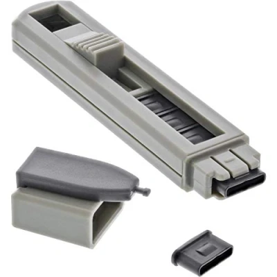 Abbildung von InLine® 55724 USB Typ C Portblocker, blockt bis zu 6 Ports ,