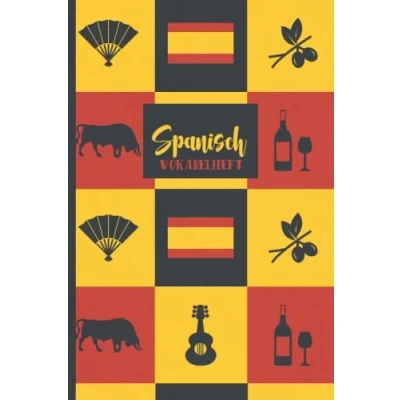 Abbildung von Vokabelheft: Spanisch Vokabelheft / 2 Spalten Zweispaltig mit Softcover Platz für 2975 Vokabeln 120 Seiten ca. A5
