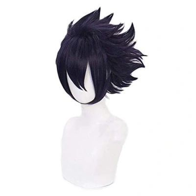 Abbildung von Halloween Kostüm Party Anime Cosplay Perücke mit kostenloser Perückenkappe für My Hero Academia (Amajiki Tamaki)