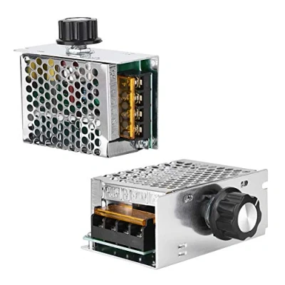 Abbildung von Mavis Laven Motor Drehzahlregler, 4000W AC Spannungsregler 10 220V Dimmer Elektromotor Drehzahlregler